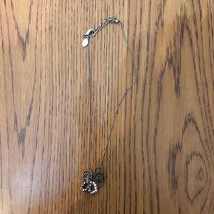 American Eagle Silver Ring Necklace.